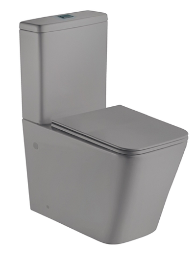 Унитаз компакт серый матовый WeltWasser WW GELBACH XL 001 MT-GR  10000005777 серый матовый