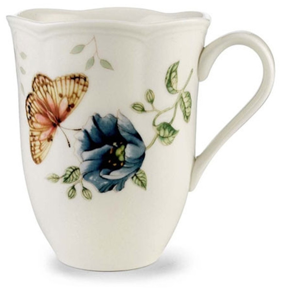 Кружка 350мл Lenox Бабочки на лугу Перламутровка