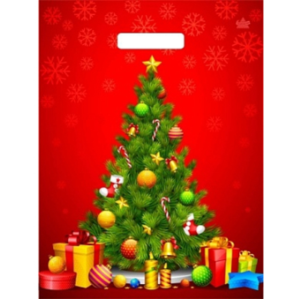 Пакет ПЭ с вырубной ручкой 31х40см (30) (Главная красавица) НГ Тико