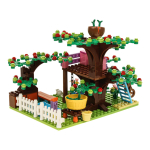 Конструктор блочный Аусини Мир чудес "Большой сад" 413эл. коробка 24706