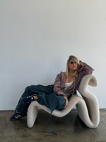 Рубашка в клетку нежно-розовая