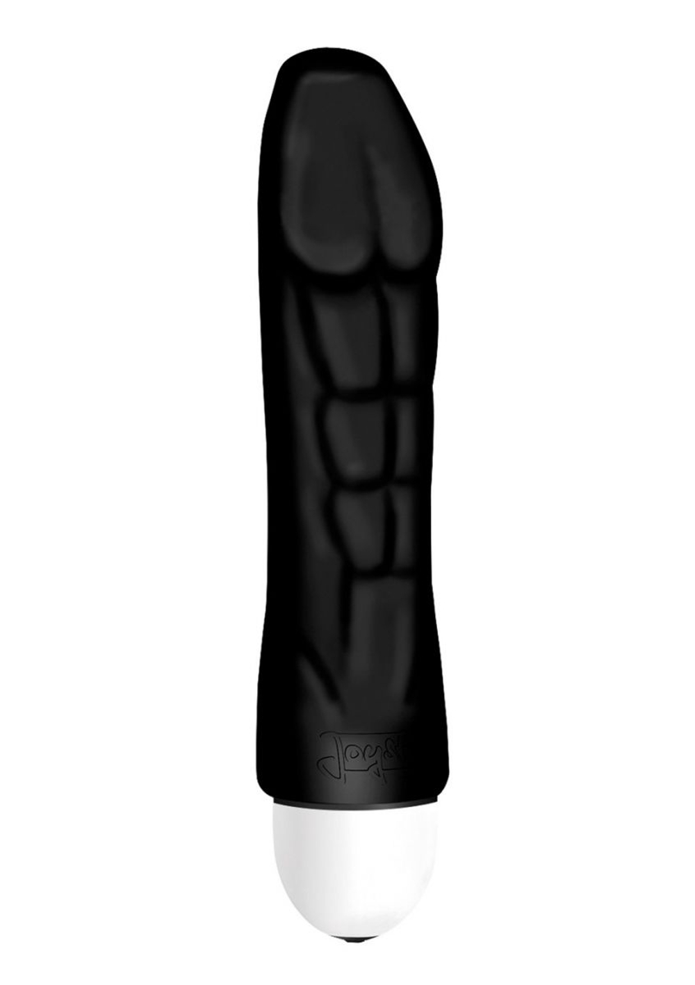 Чёрный вибратор Joystick The Body Comfort - 17 см. (Цвет: черный)