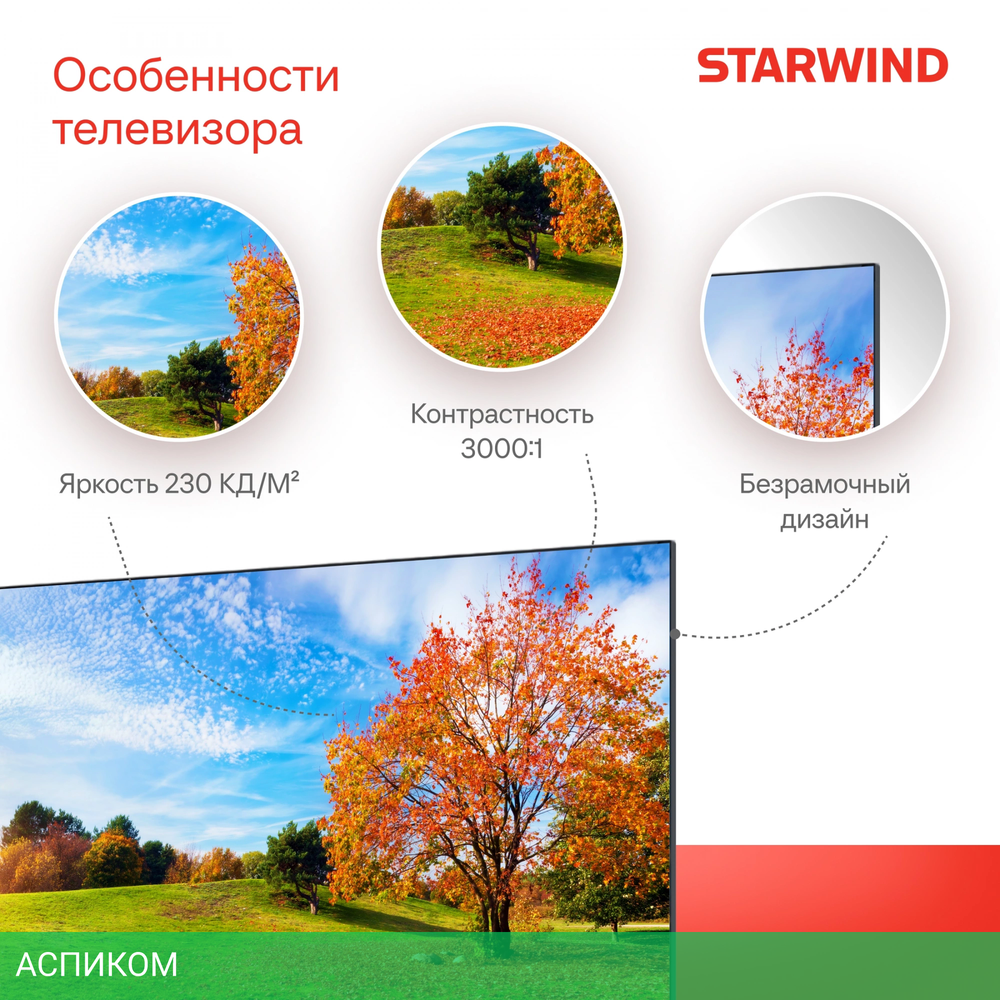 Телевизор LED Starwind 43" SW-LED43UG403