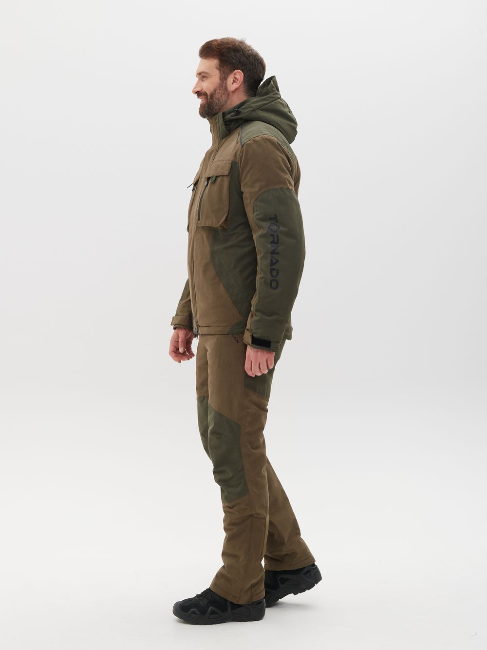 Костюм демисезонный Торнадо -15 ткань Исландия цвет Хаки