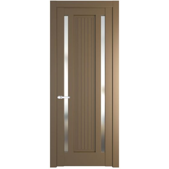 Фото межкомнатной двери эмаль Profil Doors 3.5.1PM перламутр золото стекло матовое