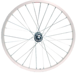 Колесо велосипедное STG,20"переднее,обод одинарный,алюминий,втулка сталь,на гайках,серебристый
