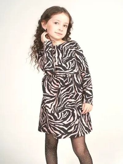 Платье в садик с длинным рукавом