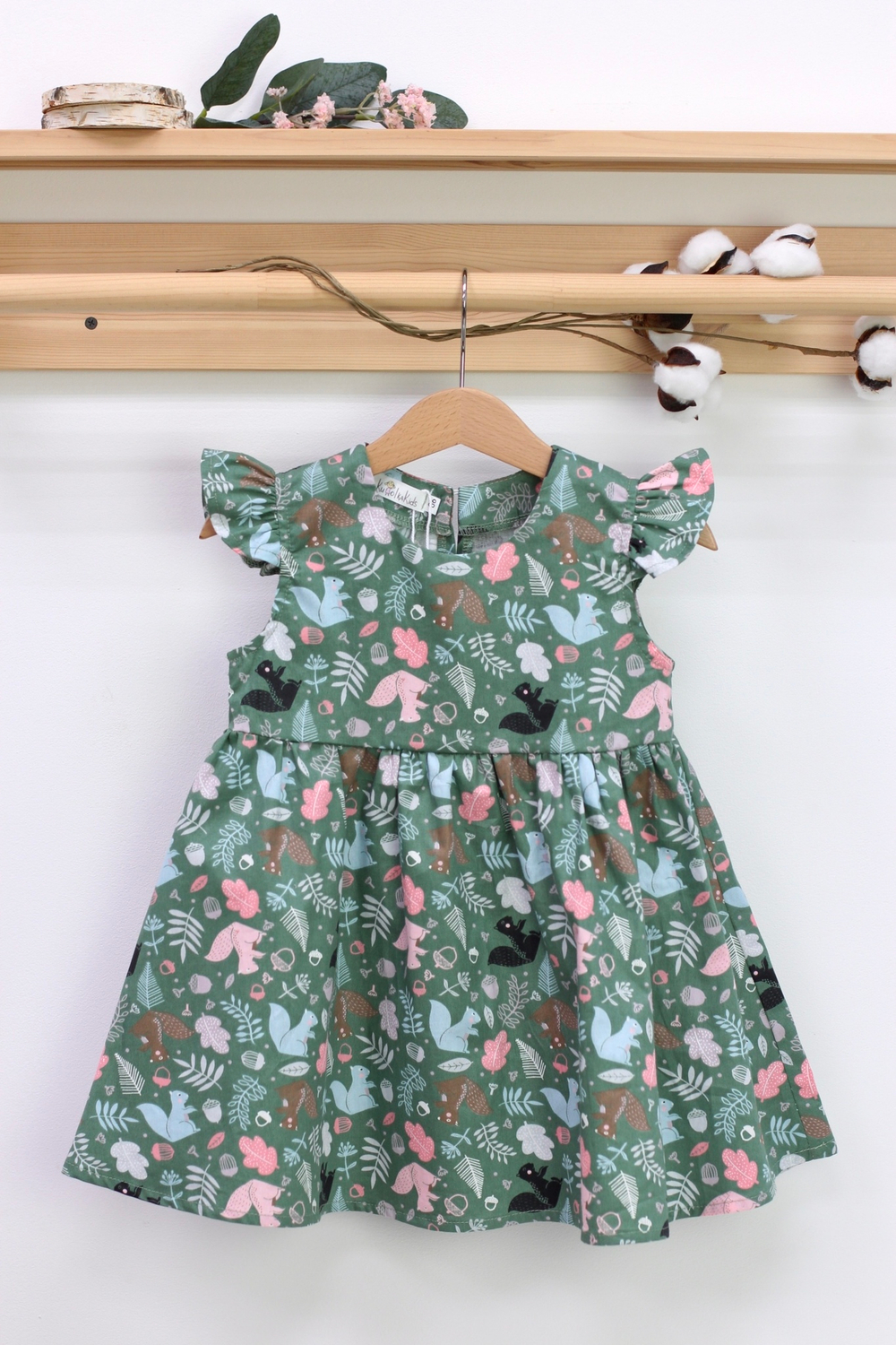 Платье из 100% премиального хлопка «Лесная сказка»