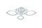 Потолочная светодиодная люстра Escada Bubble 10251/4LED BL