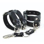 Наручники Sitabella Грация чёрные кожа