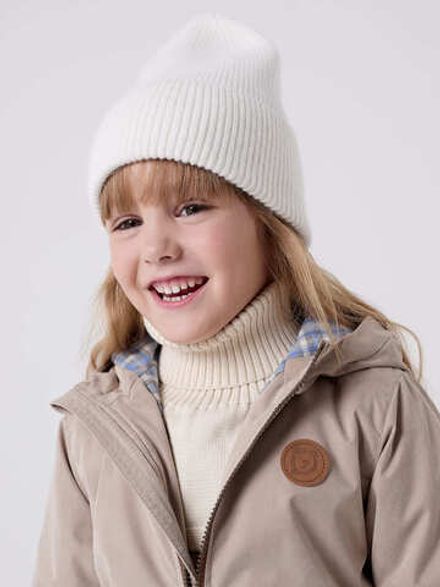 Шапка из ангоры однослойная "Молоко"