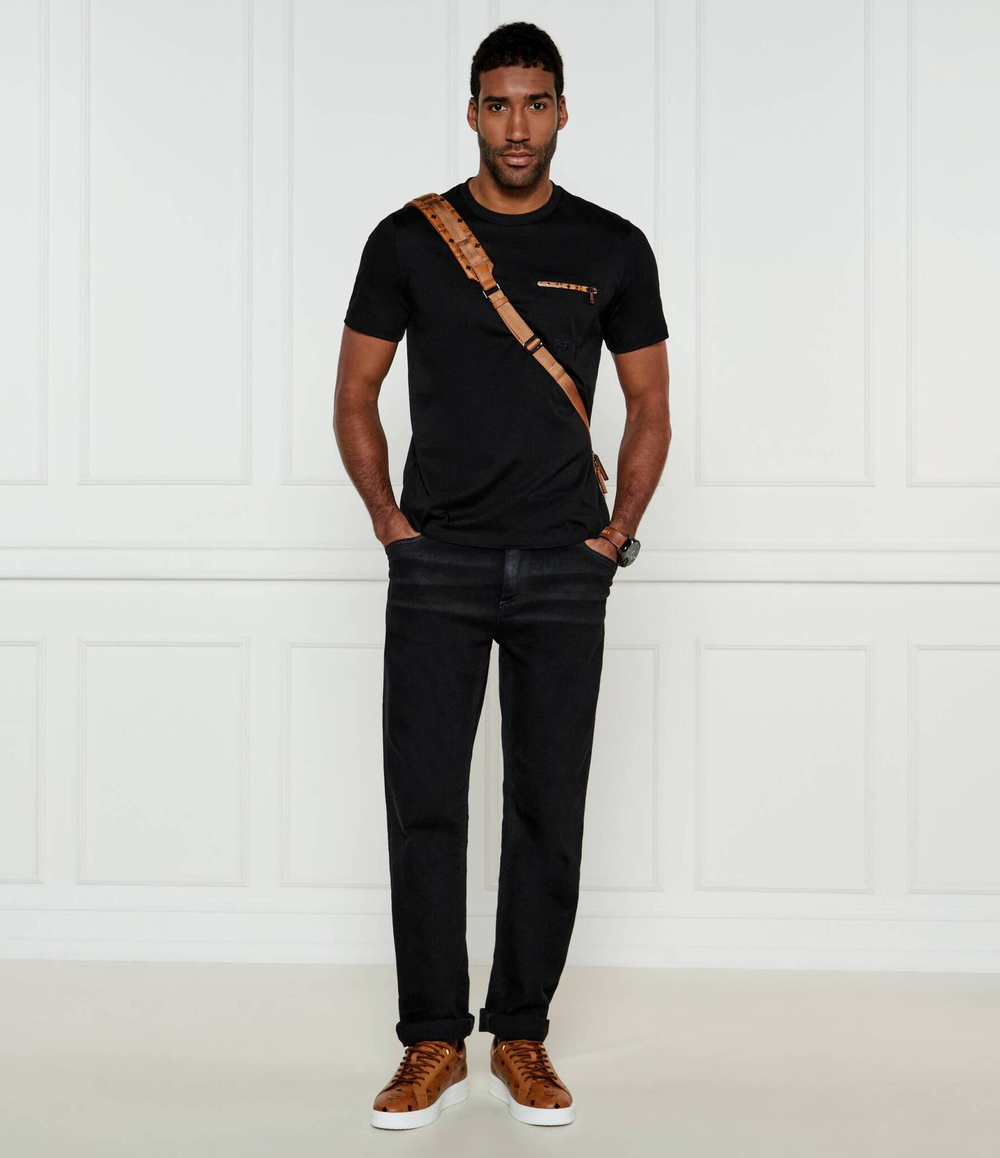 Футболка MCM - черный(MHTFSMM05)