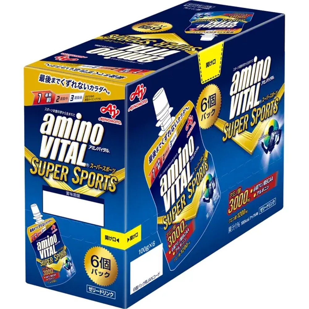 АminoVITAL SUPER SPORTS, AJINOMOTO (6шт)