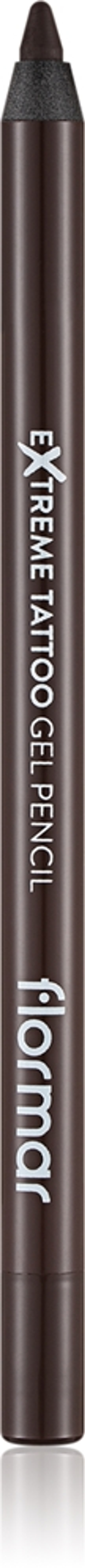 flormar Extreme Tattoo Gel Pencil - Водостойкий гелевый карандаш для глаз оттенок 02 Walnut, 1 g