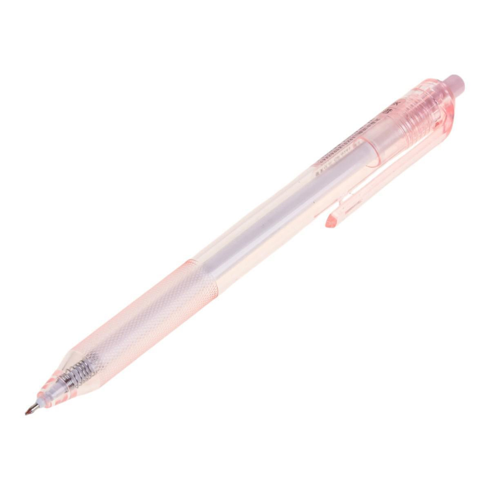 Ручка гелевая "Pastel" автомат 0,5мм, черная, полупрозрачный цв. корпуса, 6 цв.