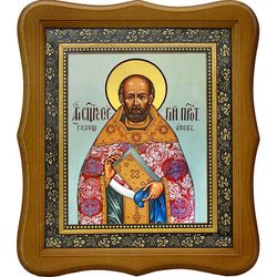 Сергий Голощапов, священномученик, пресвитер. Икона на холсте.