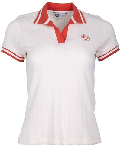 Женское поло Roland Garros Sofia Polo Shirt - White