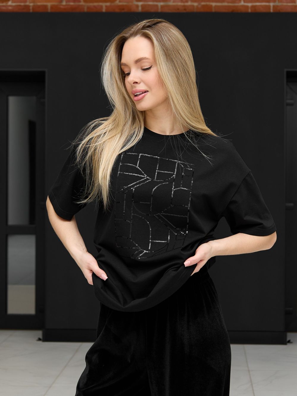 Футболка Майна-2 Виотекс ЧЁРНЫЙ