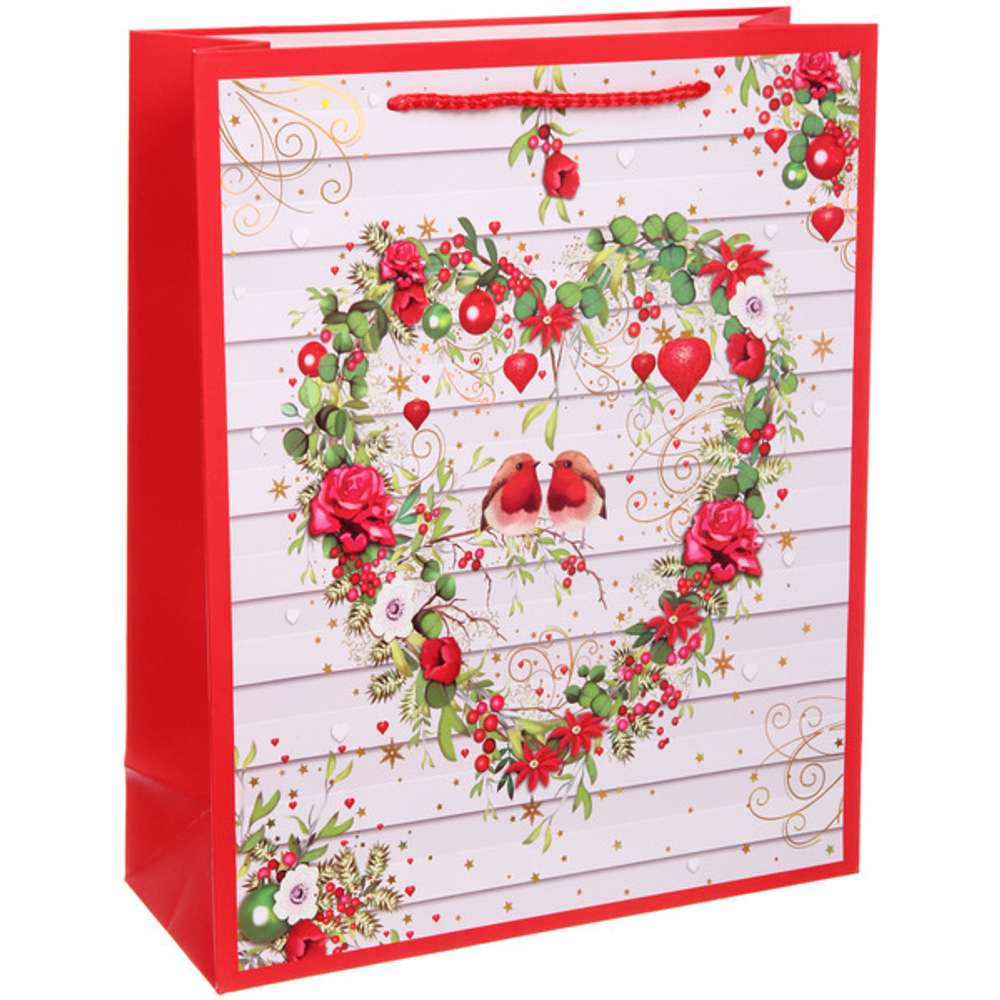 Пакет подарочный «Новогодняя суета» 31*42*12 см, микс