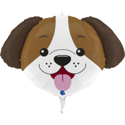 Шар (33""/84 см) Фигура, Голова, Милый Щенок, 1 шт. В069