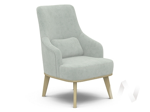 Кресло отдыха Комфорт-5 высокая спинка (бесцветный лак/FRESCA BRILLIANT)