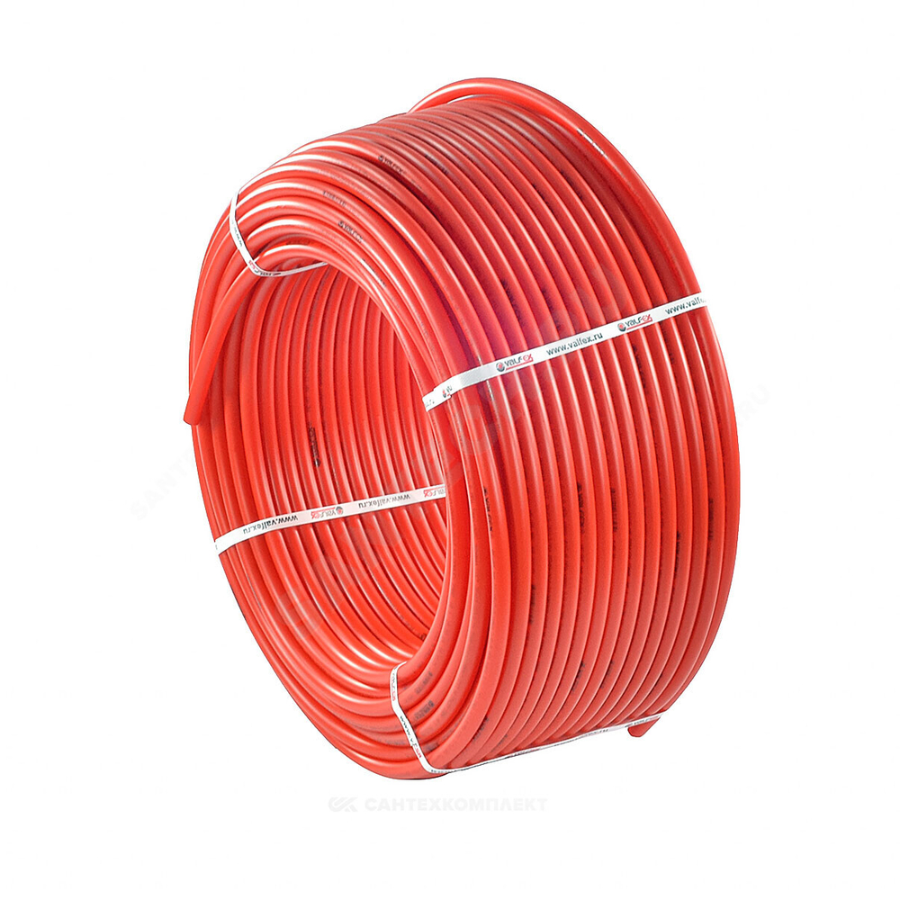Труба PE-RT красная Дн 16х2,0 Тмакс=95C бухта 160м VALFEX 10104116P-0160