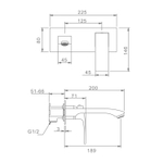 Смеситель для раковины Raglo R01.11.09, графит