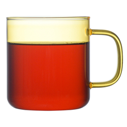 Чашка стеклянная 350мл Smart Solutions оранжевая