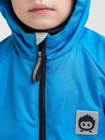 Куртка на флисовой подкладке "Дино" голубой