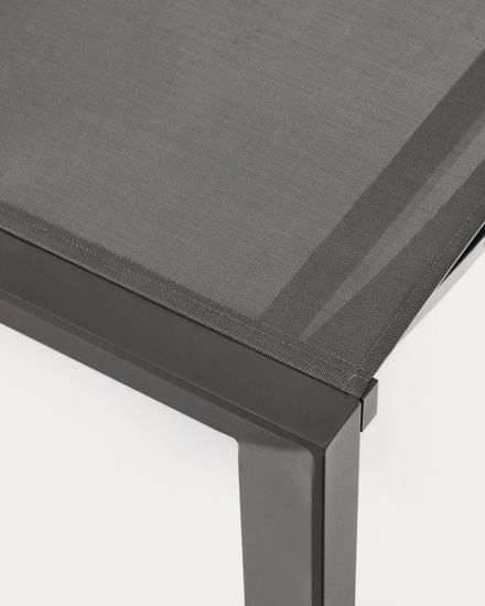 Canutells Алюминиевый шезлонг с черной отделкой Испания La Forma