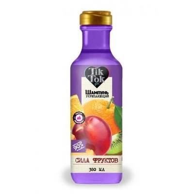 Шампунь 380мл. "Сила фруктов. Укрепляющий" SHC100289TTG (Tik Tok girl)