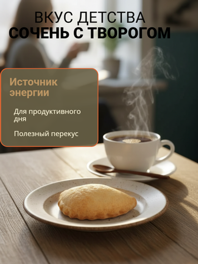 Сочень с творогом "Хлебный дом" 110 гр*40 шт