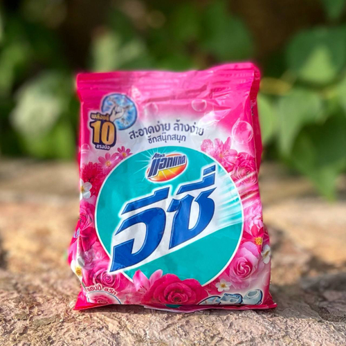 Тайский бесфосфатный парфюмированный стиральный порошок для белого и цветного белья Сладкое счастье Attack