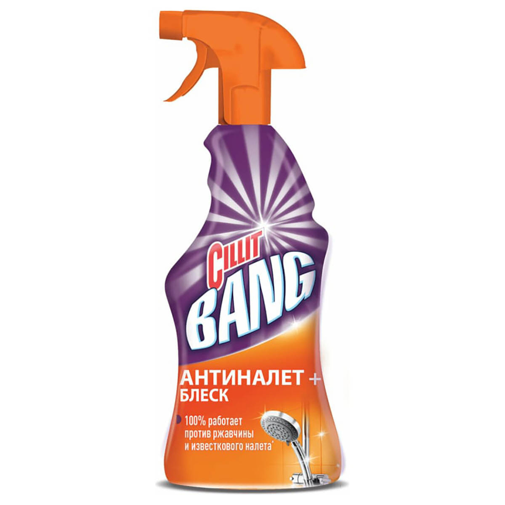 Чистящее средство для сантехники Cillit Bang Антиналет+Блеск 750 мл
