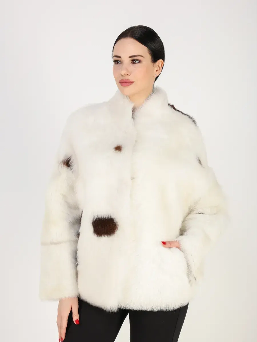 Дубленка зимняя шуба натуральная короткая