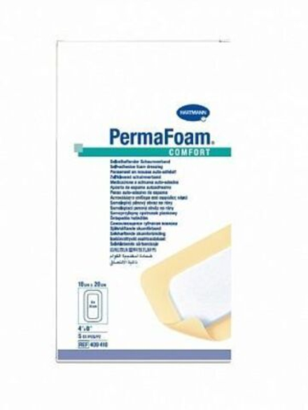 PERMAFOAM comfort - Самоклеящиеся губчатые повязки: 10 х 20 см; 5 шт.