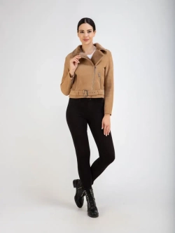 Дубленка авиатор натуральная автоледи Турция