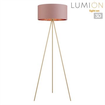 Торшер 1*E27 8076/1F золото/коричневый AVIOLA Lumion