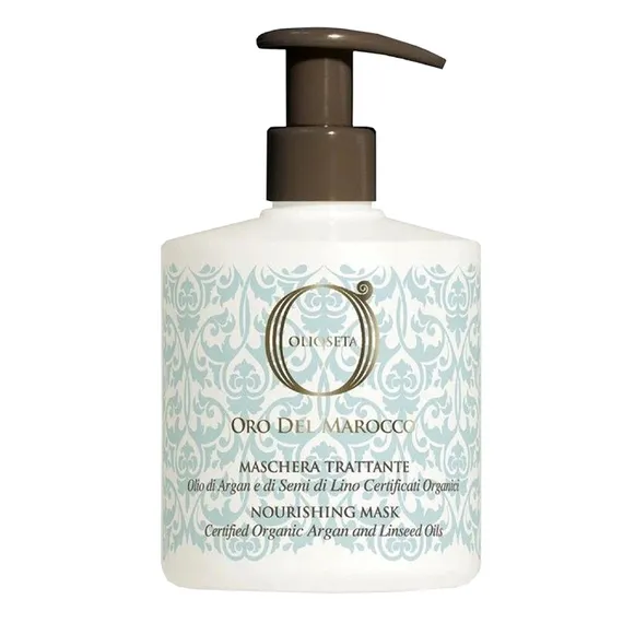 Маска питательная с маслом арганы и маслом семян льна