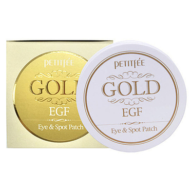 Petitfee Патчи гидрогелевые для кожи вокруг глаз - Gold & EGF eye & spot patch, 90шт