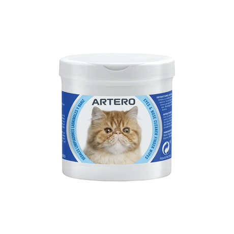 Салфетки-напальчники для ухода за глазами и носом кошек, 50 шт. Artero