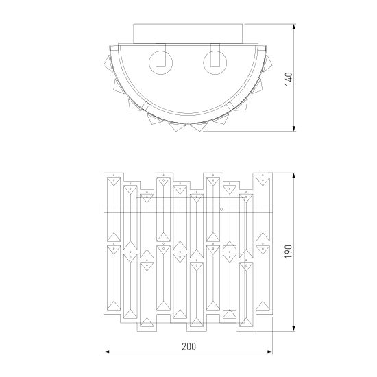 339/2 / настенный светильник / Strotskis