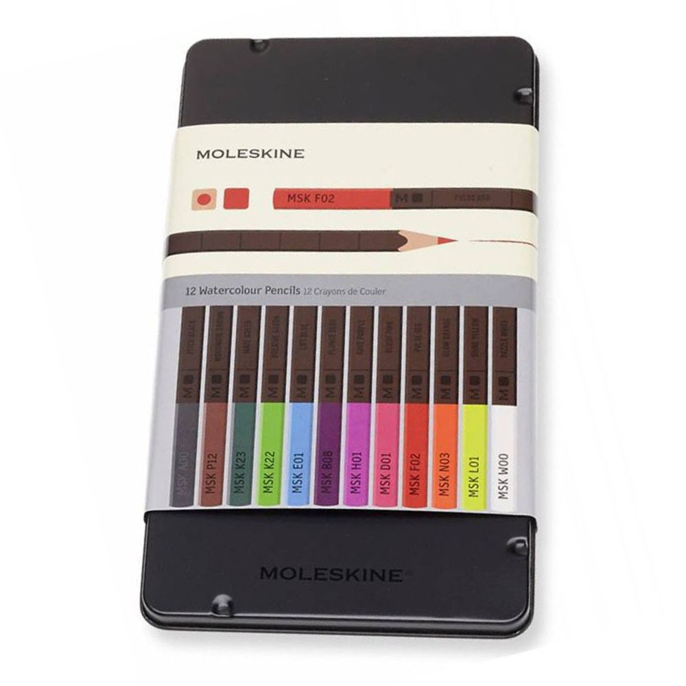 Карандаши акварельные Moleskine Watercolour (EW7P12COLA)