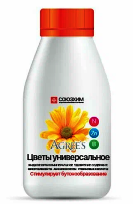 Удобрение Цветы универсальное 0,25л Агрис