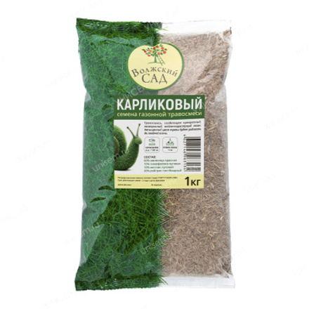 Газон Карликовый 1кг  Волжский Сад