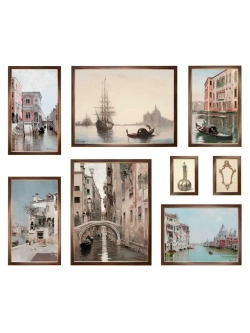 Картины на стену интерьерные на холсте 8 шт