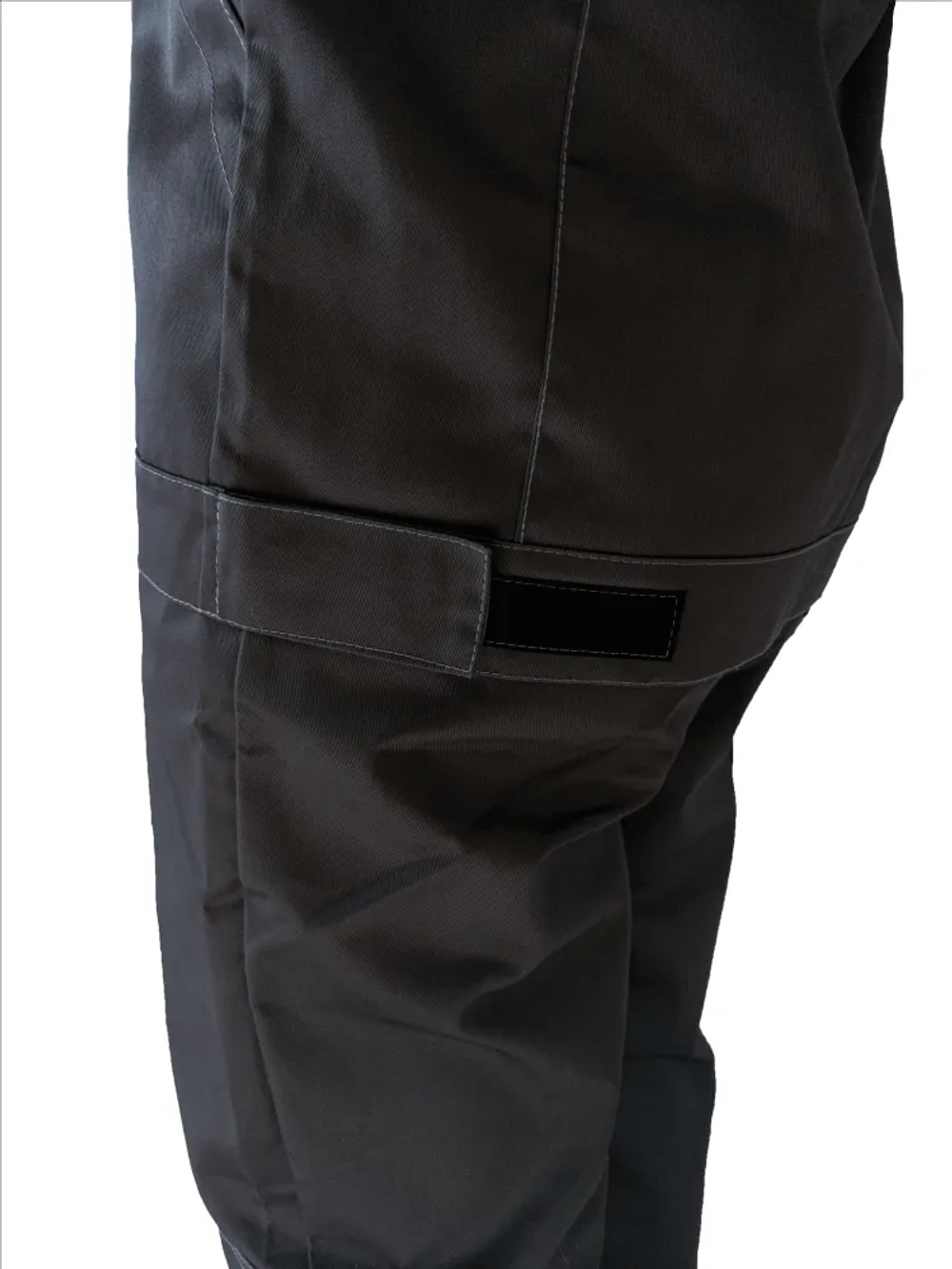 Костюм мужской летний «КИРЖАЧ» (куртка+брюки) цв.темно-серый/светло-серый