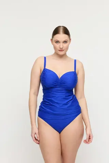 PRIMADONNA Swim Mantas топ танкини с полной чашкой, синий электрик
