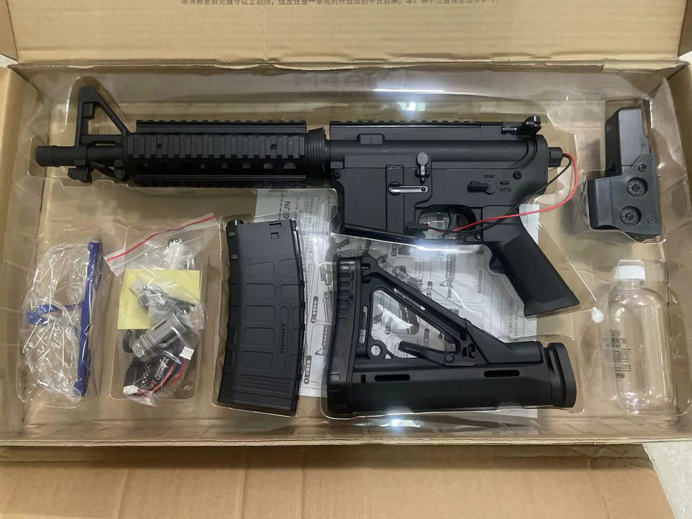 Автомат с орбизами JM M4A1 W87434 , 2500 тыс шаров орбиз в подарок