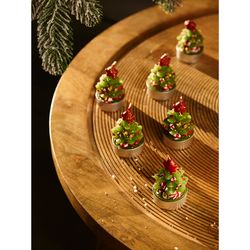 Набор декоративных свечей Green Miracle из коллекции New Year Essential, 6 шт.